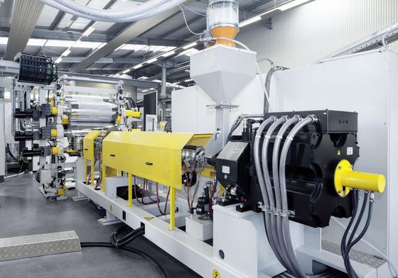 High Capacity PMMA GPPS APET Plate Extrusion Line 0.8 - 4mm Product Thickness