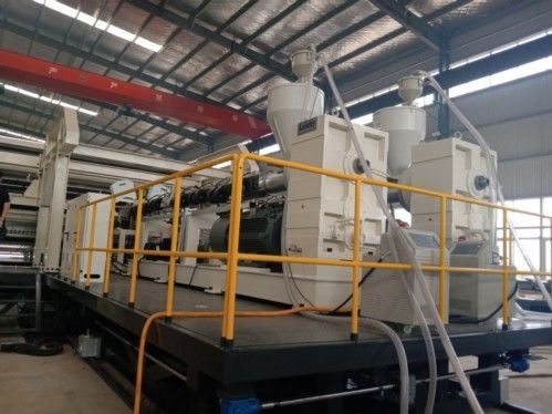 Automatic PVC Membrane Sheet Extrusion Line PE Geomembrane Extrusion Line