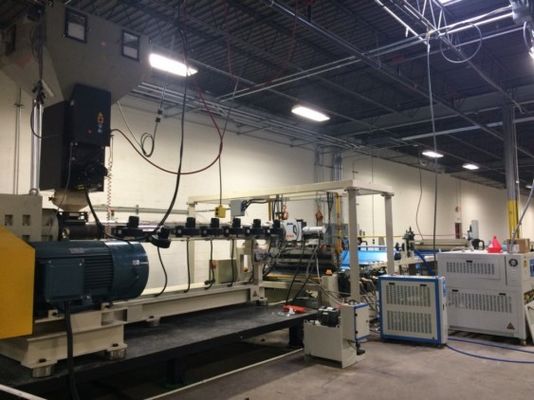 PP Stationery Microfoam Sheet Extrusion Line 400-500kg/h Output Capacity